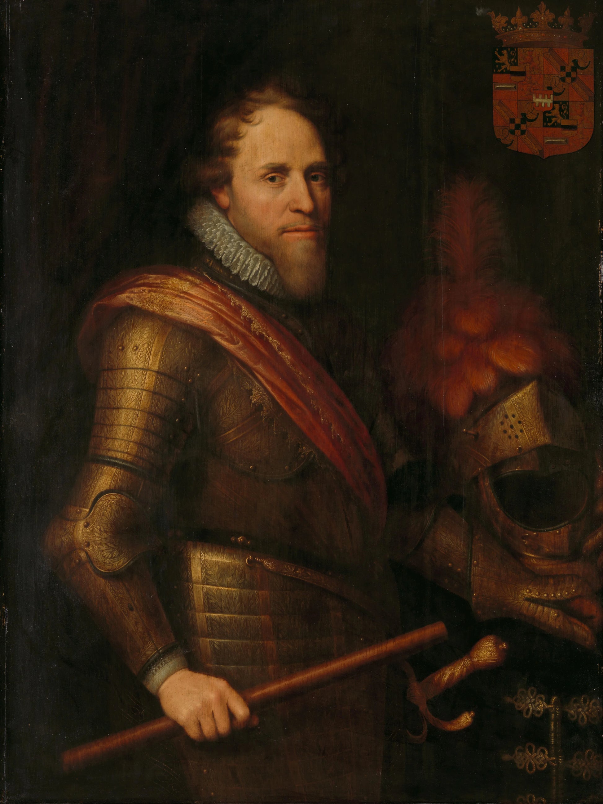Portrait of Maurits (1567-1625), Prince of Orange – workshop of Michiel Jansz van Mierevelt Vintage Portrait Art Print | Wall Art Poster