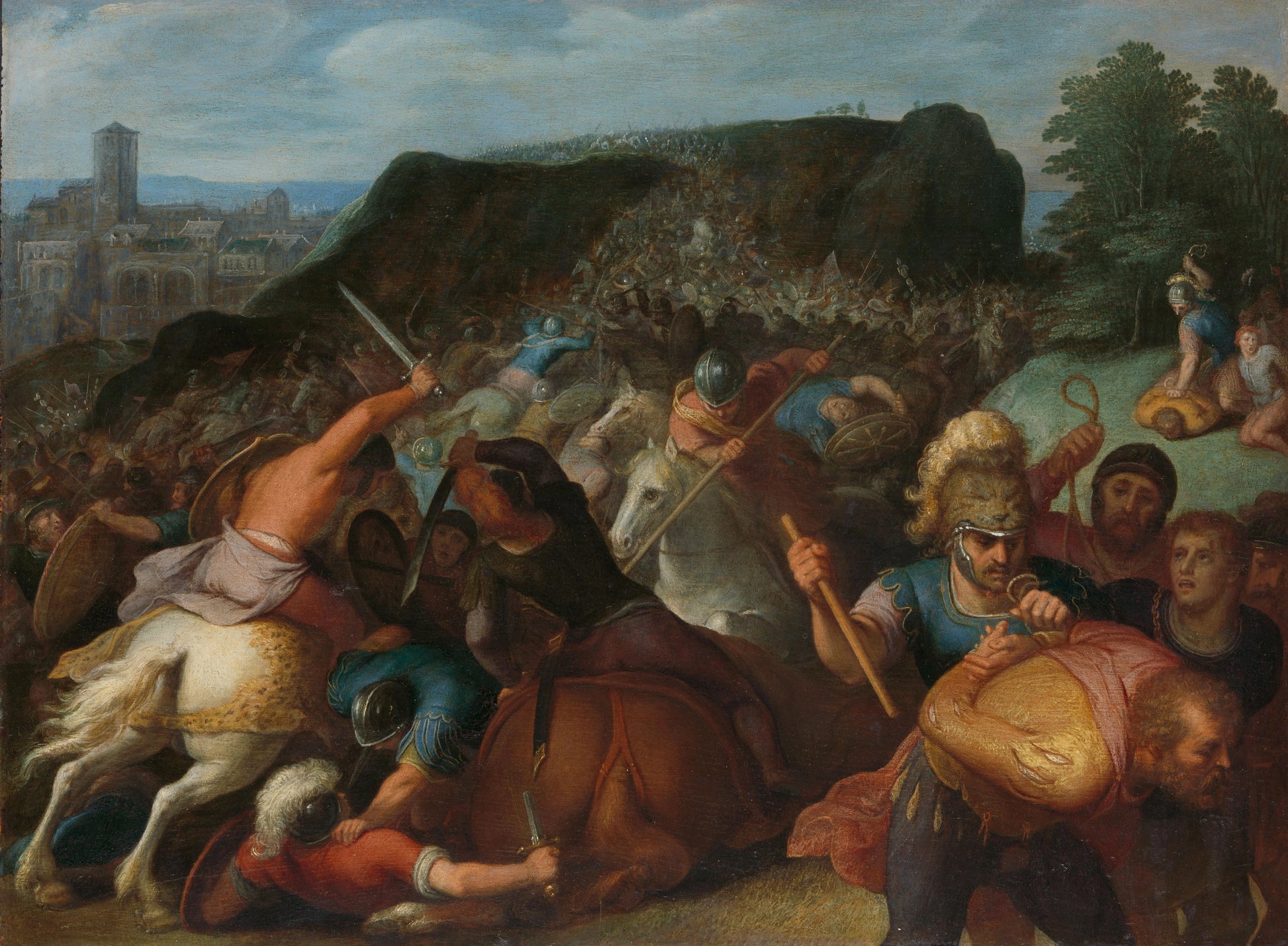 "Valentinus Is Taken Prisoner – Otto van Veen Vintage Art Print | Wall Art Poster