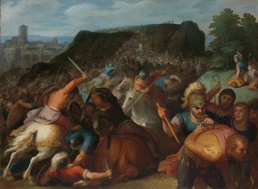 "Valentinus Is Taken Prisoner – Otto van Veen Vintage Art Print | Wall Art Poster