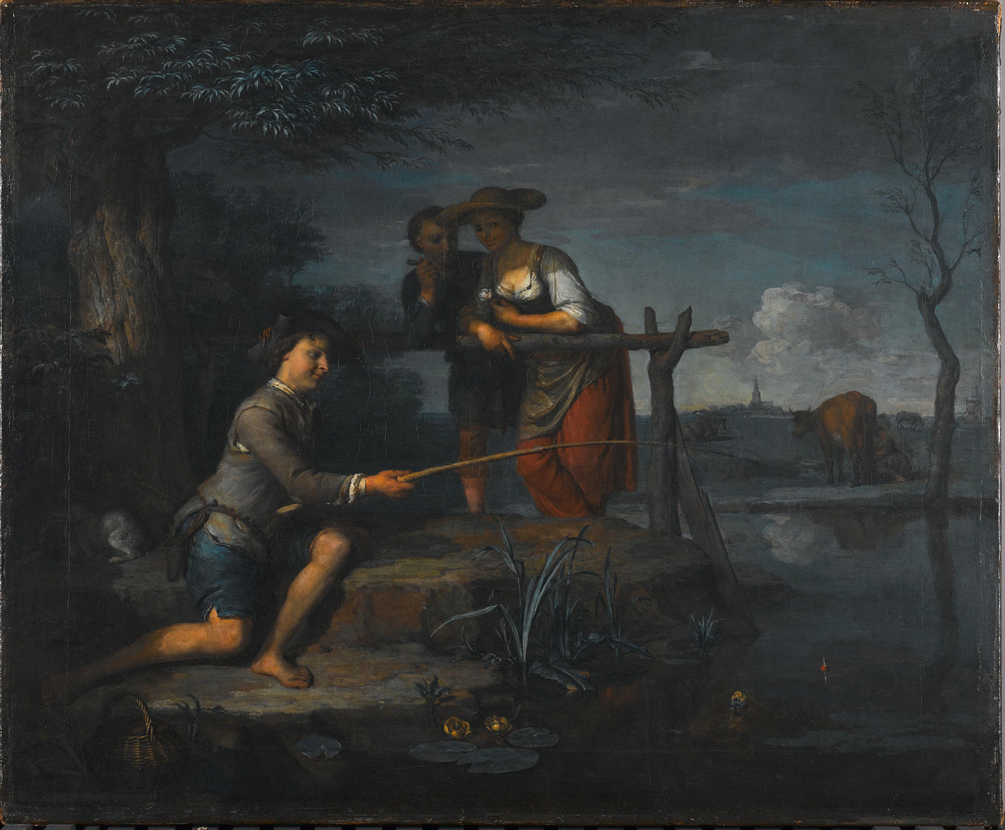 The Angler – Carel de Moor (II) Vintage Art Print | Wall Art Poster