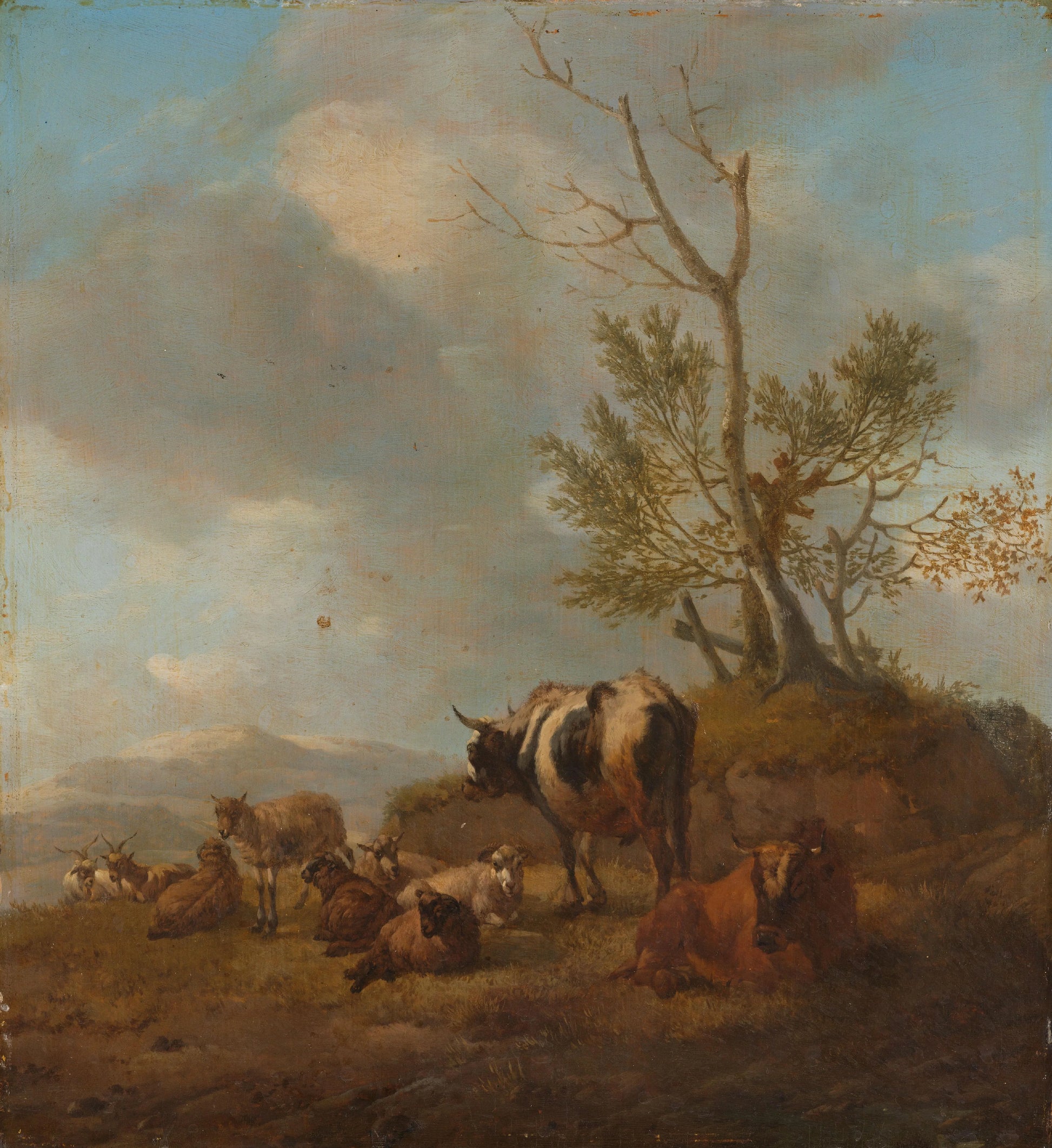Landscape with Animals – Willem Romeyn Vintage Landscape Art Print | Wall Art Poster