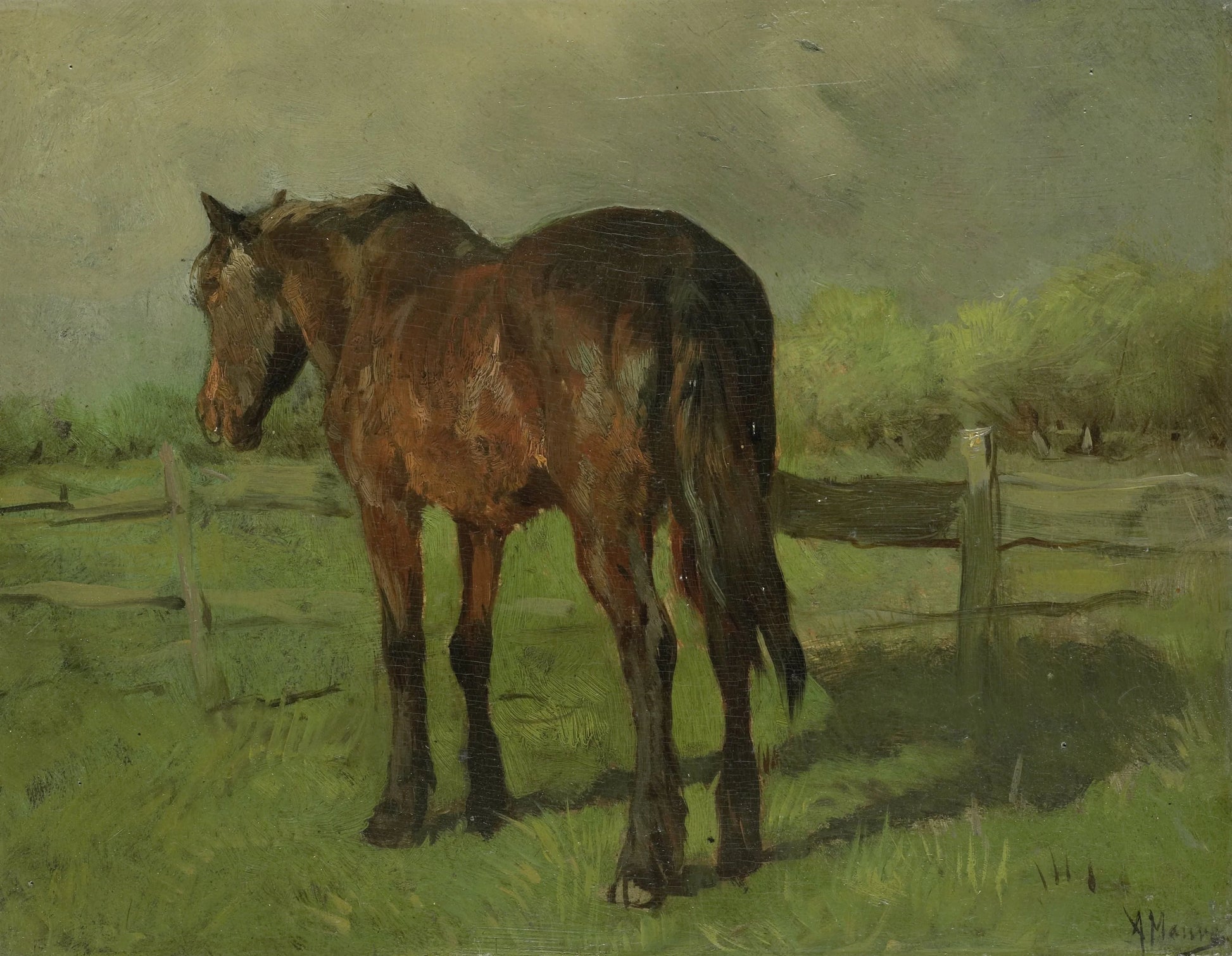 Paard – Anton Mauve Vintage Animal Study Art Print | Wall Art Poster