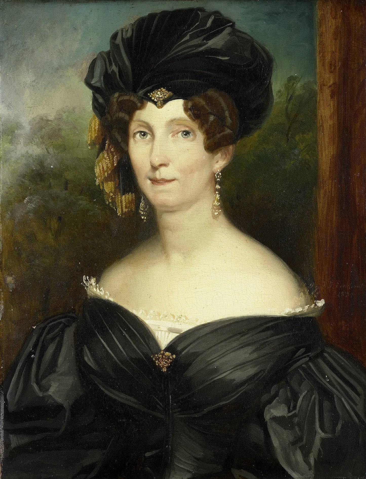 Petronella de Lange (1779-1835), Wife of Jonkheer Theodorus Frederik van Capellen – Jacob Joseph Eeckhout Vintage Portrait Art Print | Wall Art Poster
