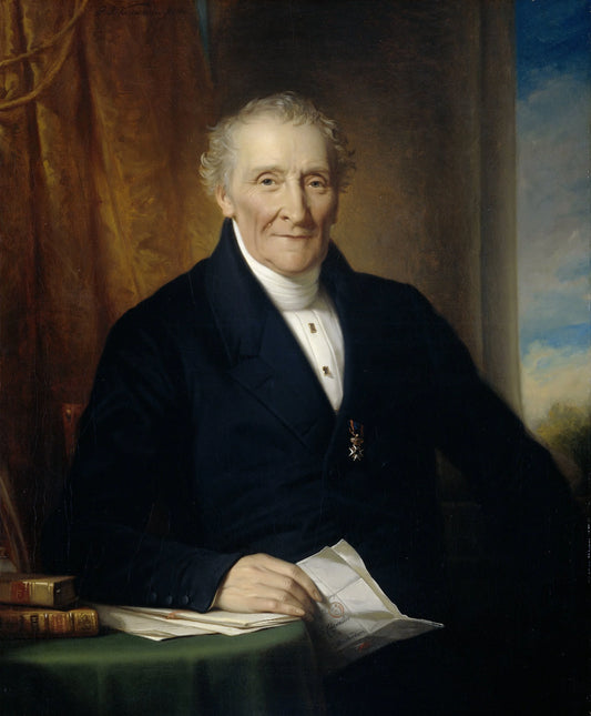 Rodolphe le Chevalier (1777-1865), Amsterdam Merchant and one of three Founders of the Holland Railroad Company – Jan Adam Kruseman Vintage Portrait Art Print | Wall Art Poster