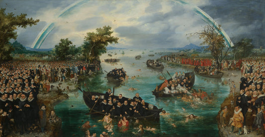 Fishing for Souls – Adriaen Pietersz van de Venne Vintage Self-Portrait Art Print | Wall Art Poster