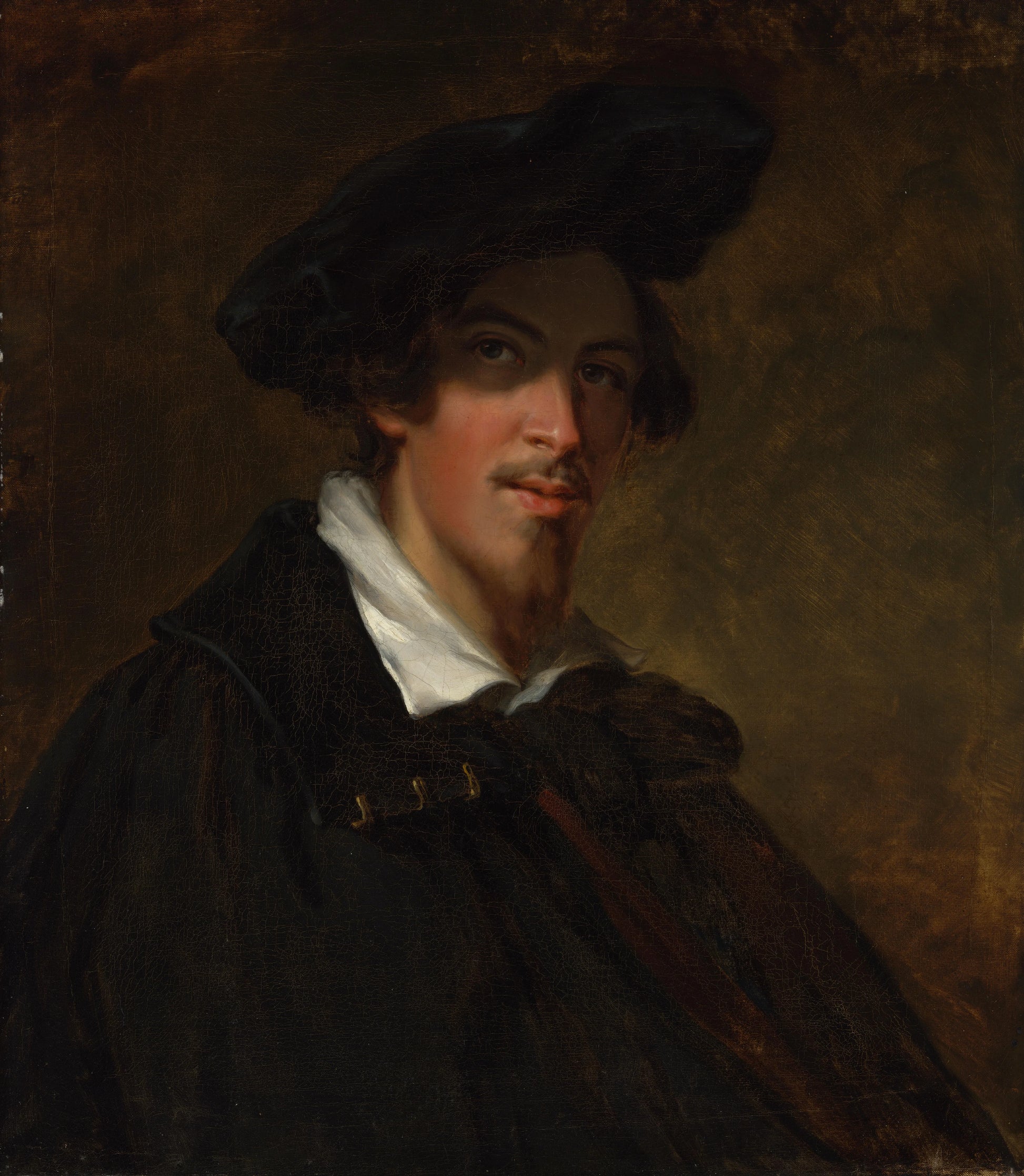 Portret van de kunstenaar – Pierre Louis Dubourcq Vintage Art Print | Wall Art Poster