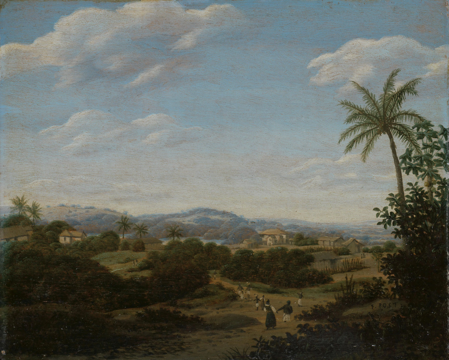 Brazilian landscape – Frans Jansz Post (mentioned on object) Vintage Landscape Art Print | Wall Art Poster