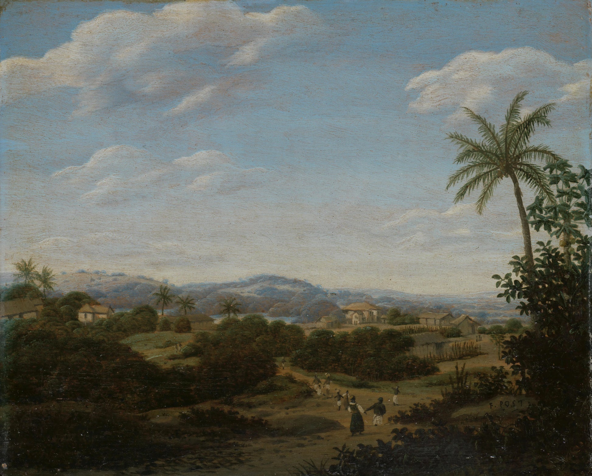 Brazilian landscape – Frans Jansz Post (mentioned on object) Vintage Landscape Art Print | Wall Art Poster