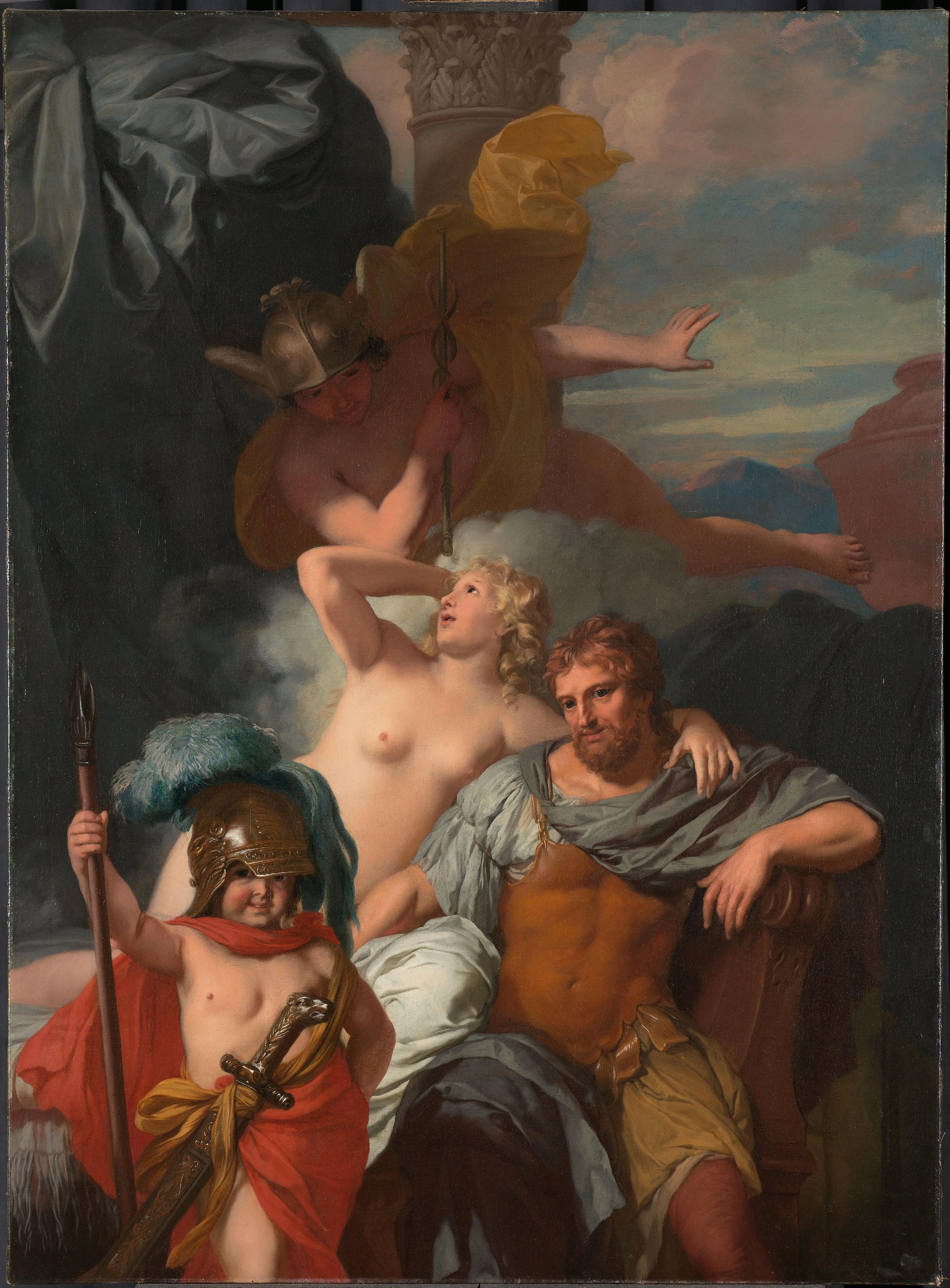 Mercury Ordering Calypso to Release Odysseus – Gerard de Lairesse Vintage Bird Study Art Print | Wall Art Poster