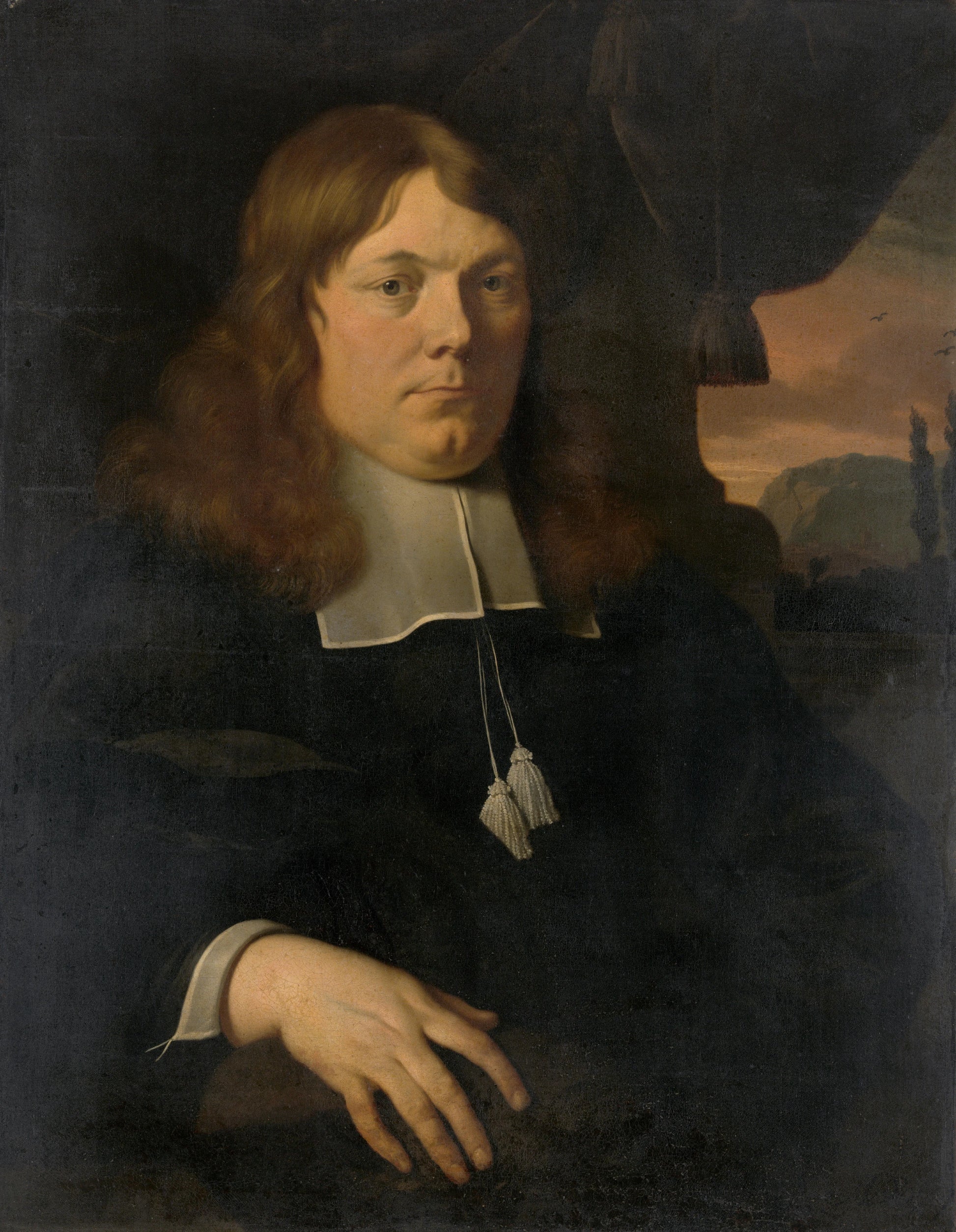 Portrait of a Man – Ary de Vois Vintage Portrait Art Print | Wall Art Poster