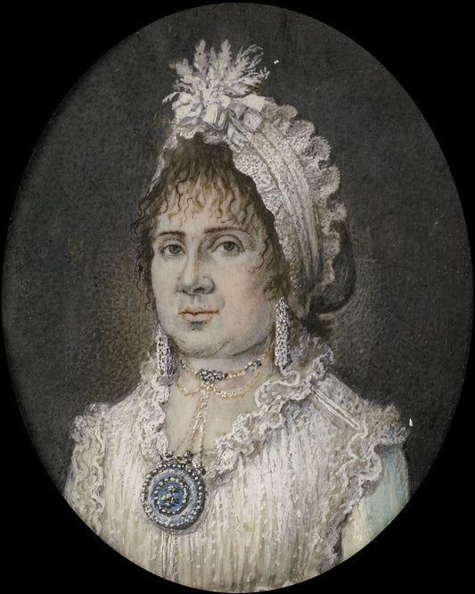 Catharina Theresia Weber (1760/61-1847). Echtgenote van Joannes Titsingh, Amsterdam – Hendrik van Overklift (possibly) Vintage Art Print | Wall Art Poster