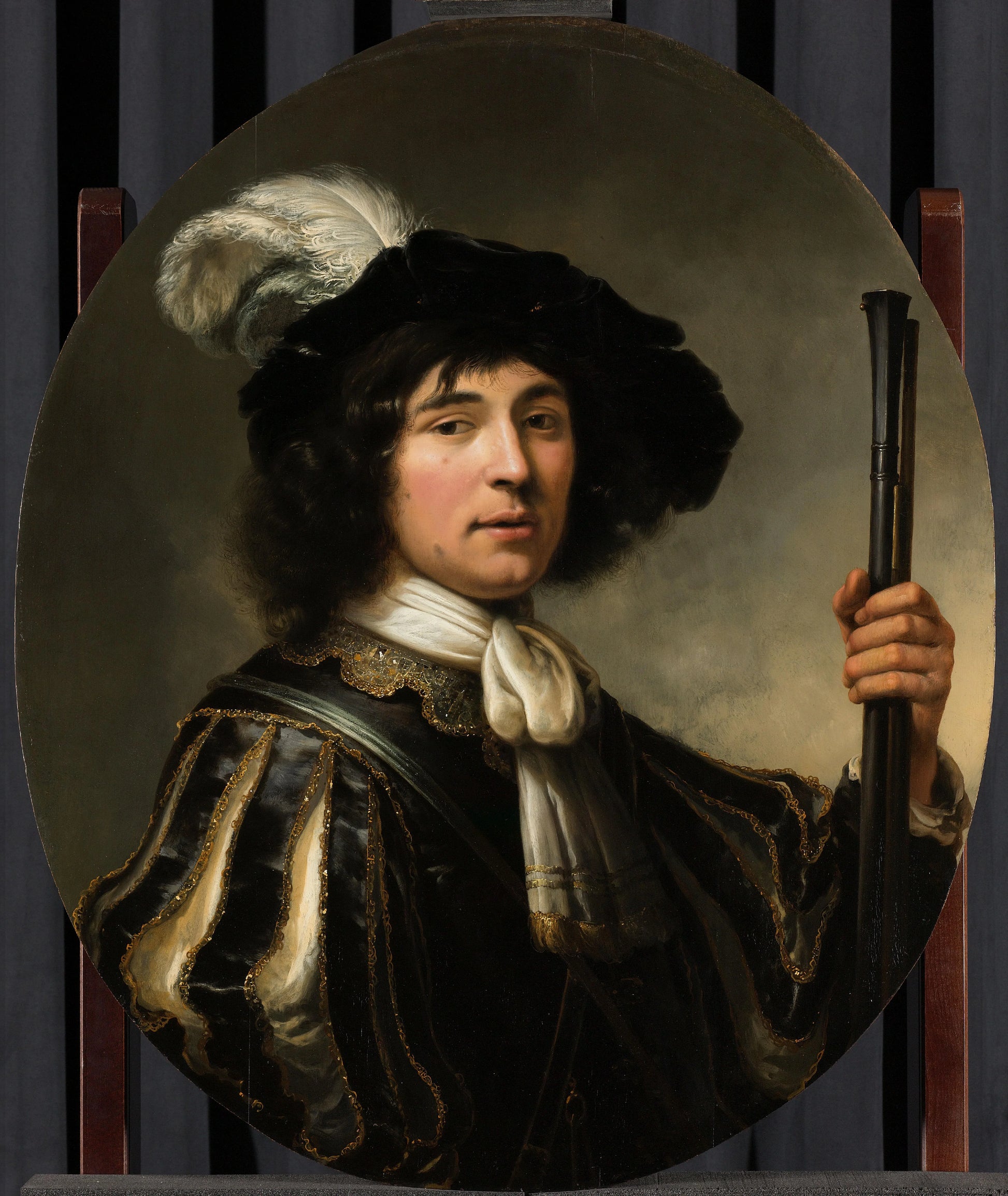 Portrait of a Young Man, possibly Jacob Francken (1627-after 1656) – Aelbert Cuyp Vintage Portrait Art Print | Wall Art Poster