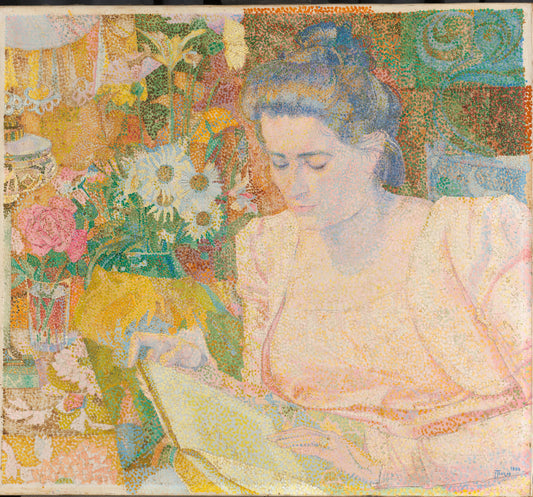 Portrait of Marie Jeanette de Lange – Jan Toorop Vintage Portrait Art Print | Wall Art Poster