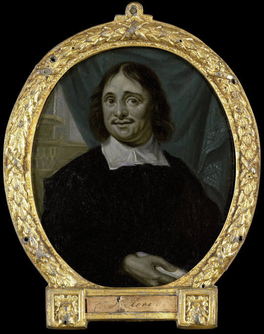 Portrait of Karel Verloove, Poet in Amsterdam – Arnoud van Halen Vintage Portrait Art Print | Wall Art Poster