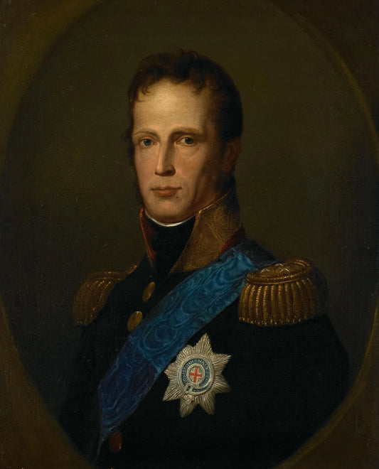 William I, Sovereign Prince of the United Netherlands, later King of the Netherlands – anoniem Vintage Art Print | Wall Art Poster