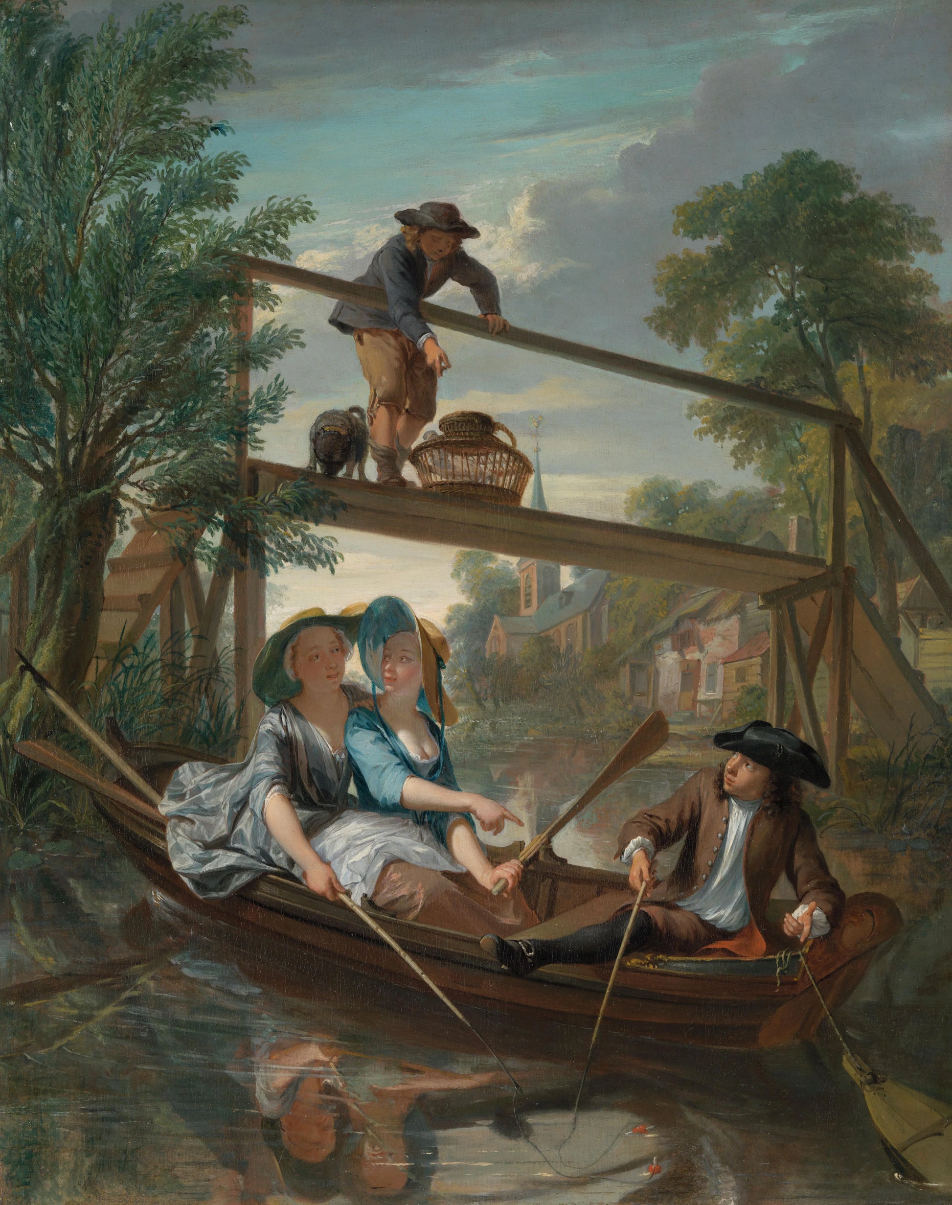 The Anglers – Nicolaas Verkolje Vintage Bird Study Art Print | Wall Art Poster