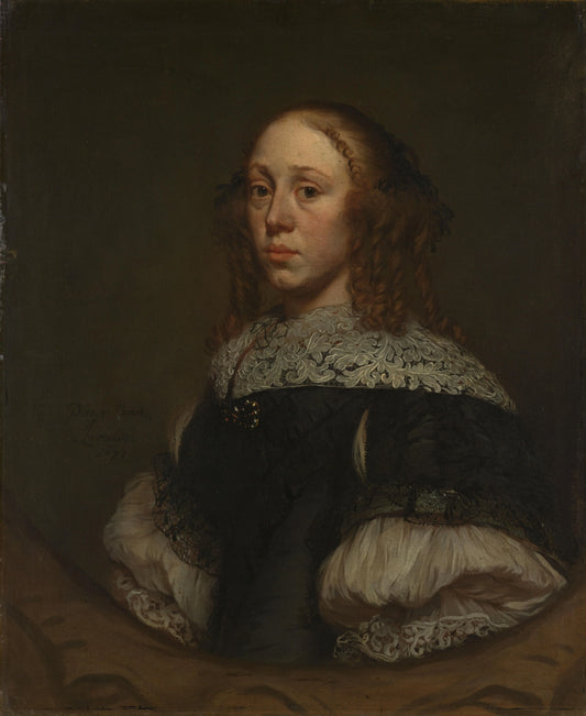 Portrait of a Woman – Pieter van Anraedt Vintage Portrait Art Print | Wall Art Poster