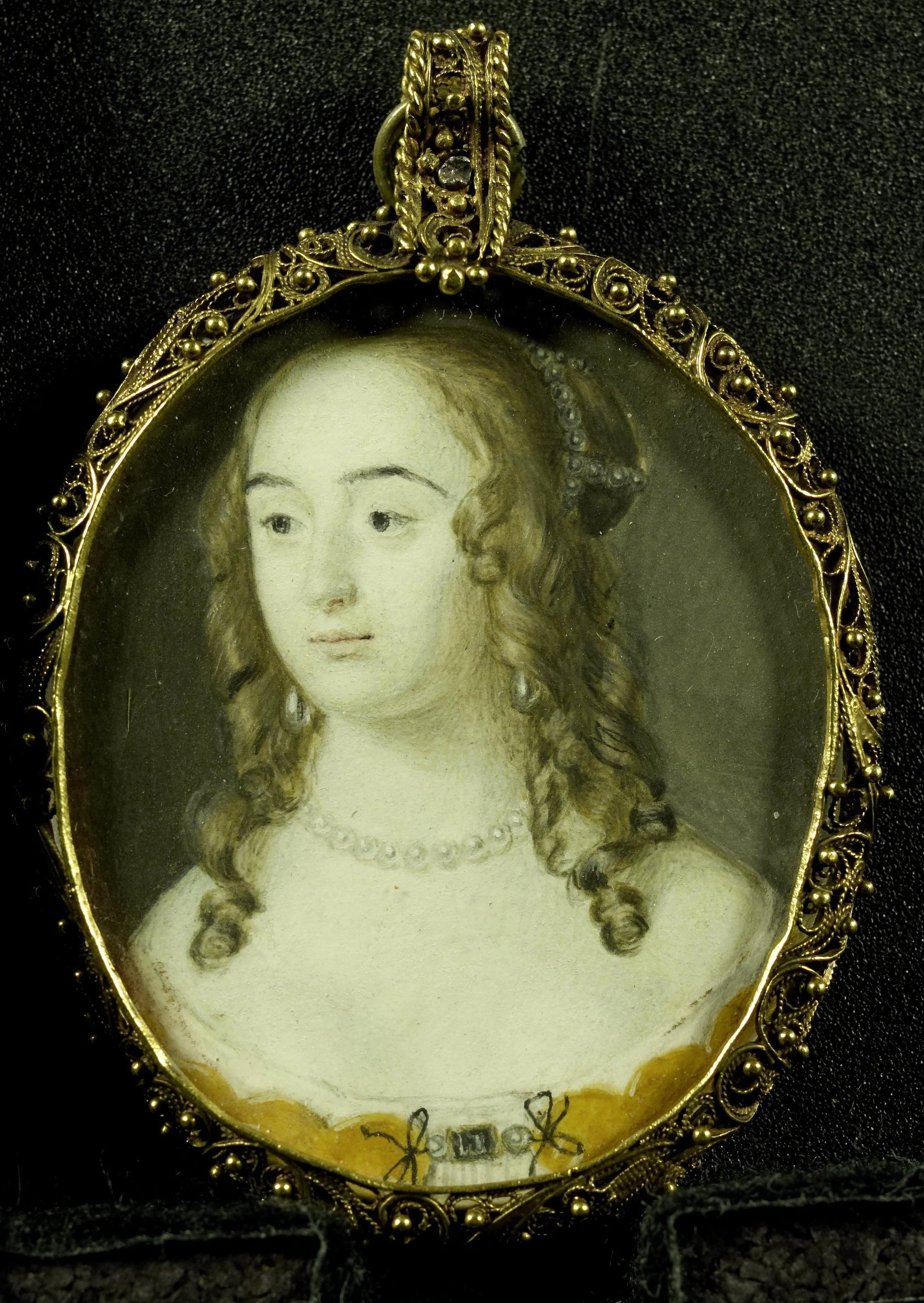 Portrait of Henriette Marie (1626-51), Countess Palatine. Daughter of Frederik V, King of Bohemia, called the 'Winter King' – Alexander Cooper Vintage Portrait Art Print | Wall Art Poster