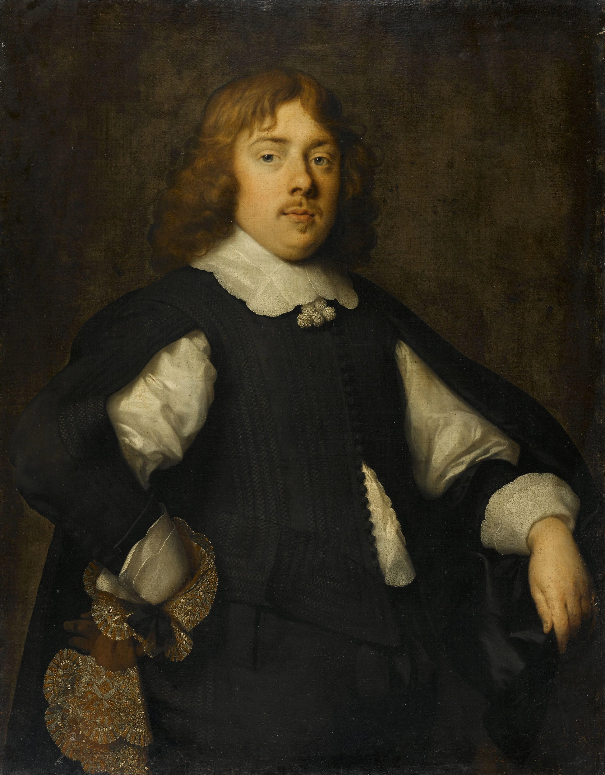 Portrait of Joan Pietersz Reael (1625-59) – Cornelis Janssens van Ceulen I (signed by artist) Vintage Portrait Art Print | Wall Art Poster