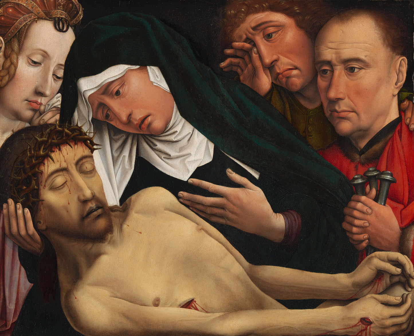 The Lamentation of Christ – Colijn de Coter Vintage Portrait Art Print | Wall Art Poster
