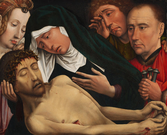 The Lamentation of Christ – Colijn de Coter Vintage Portrait Art Print | Wall Art Poster