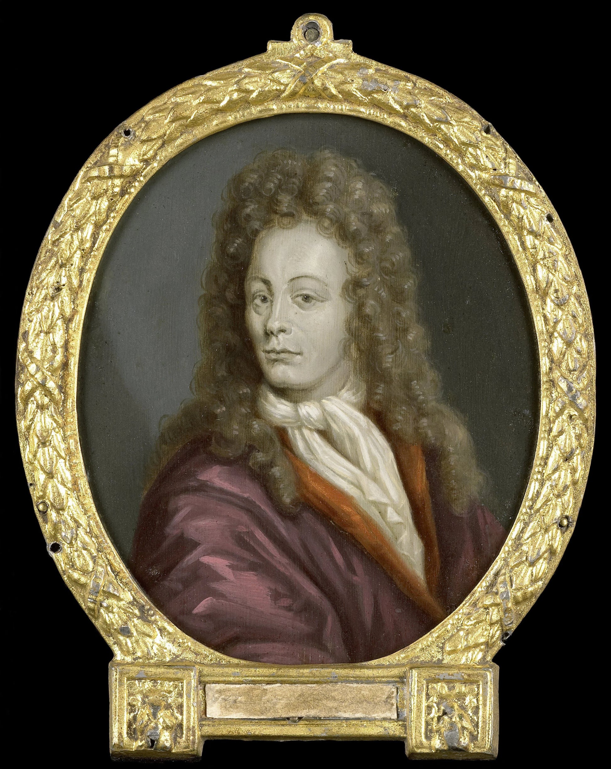 Portrait of Tobias Gutberleth, Man of Letters in Leeuwarden – Arnoud van Halen Vintage Portrait Art Print | Wall Art Poster