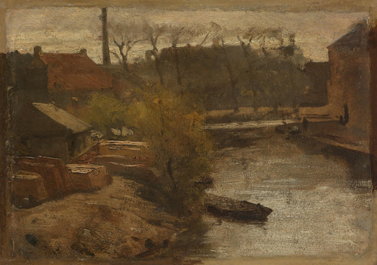 The Noord-West-Buitensingel in The Hague – Matthijs Maris Vintage Landscape Art Print | Wall Art Poster