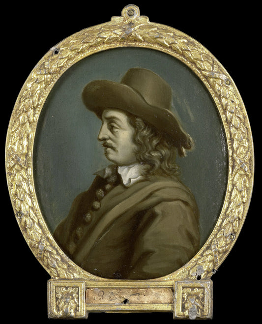 Portrait of Matthys van de Merwede, Lord of Clootwyck, Poet in Dordrecht (Mathias de Merwede de Clootwyck) – Arnoud van Halen Vintage Portrait Art Print | Wall Art Poster