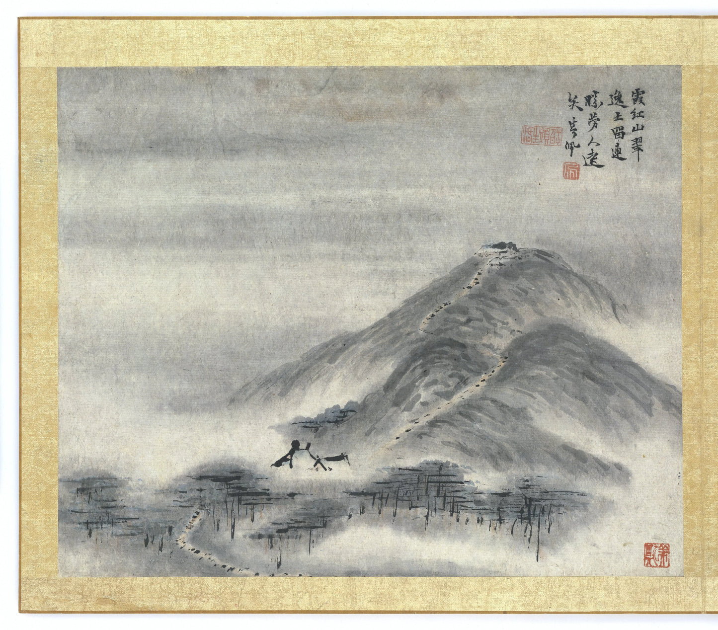 Schildering – Gao Qipei Vintage Landscape Art Print | Wall Art Poster