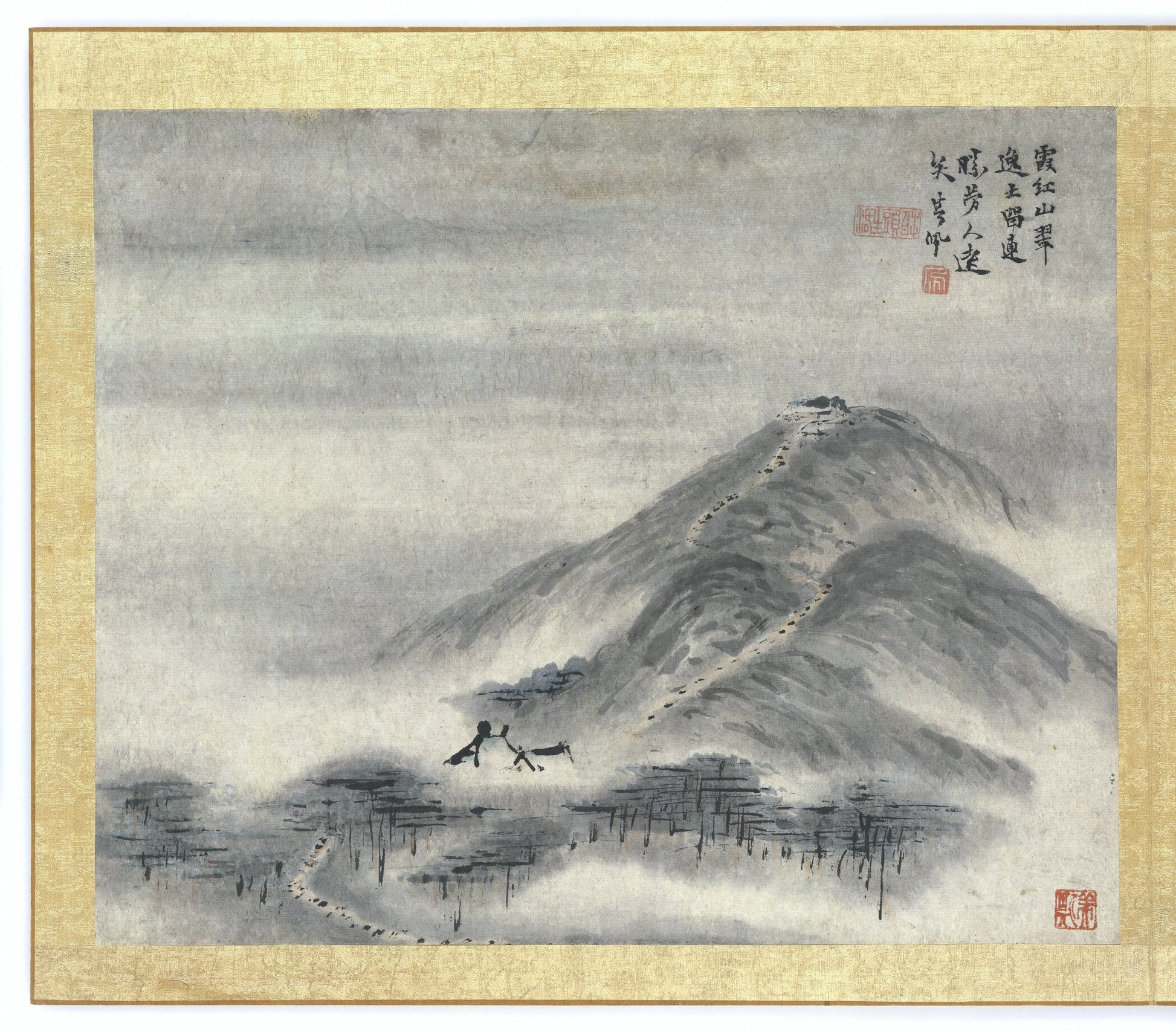 Schildering – Gao Qipei Vintage Landscape Art Print | Wall Art Poster