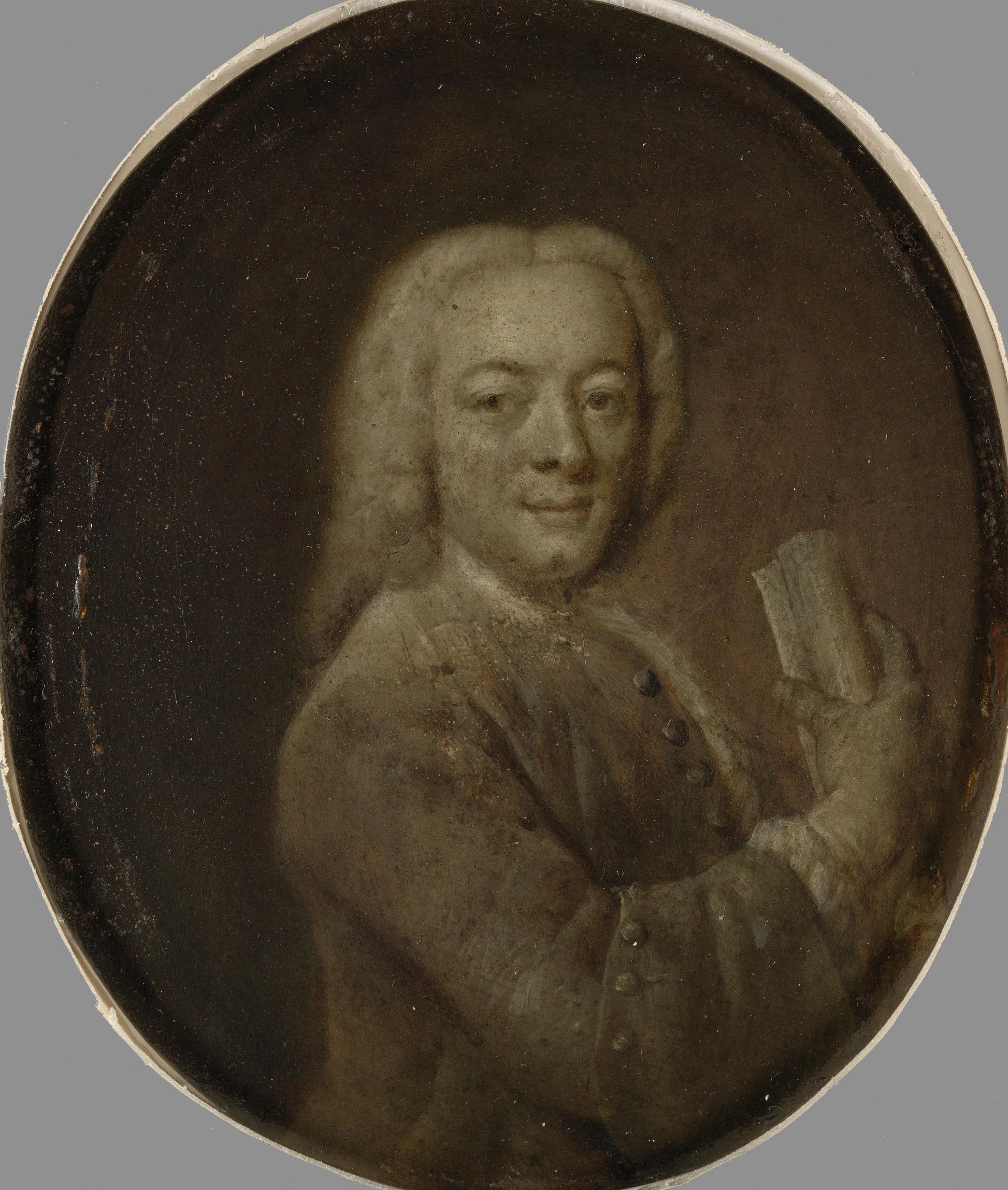 Portrait of Bernardus de Bosch I, Poet and Art Patron in Amsterdam – Jan Maurits Quinkhard Vintage Portrait Art Print | Wall Art Poster