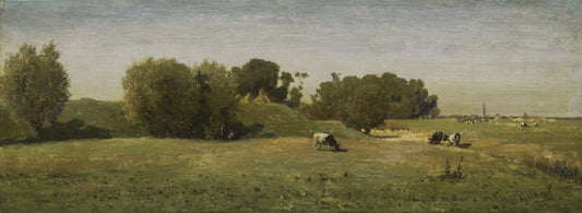 Landscape near Abcoude – Paul Joseph Constantin Gabriël (vermeld op object) Vintage Landscape Art Print | Wall Art Poster