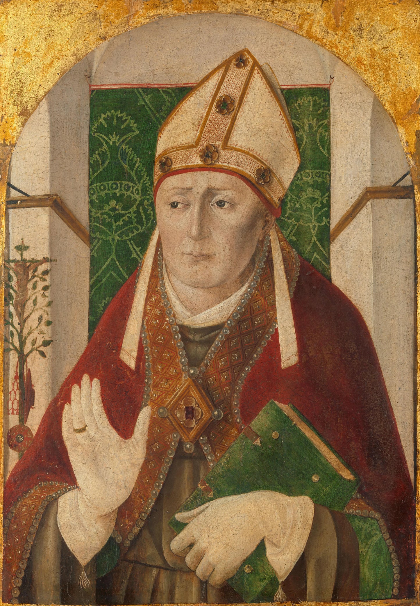 St Bonaventure – toegeschreven aan Girolamo da Treviso I Vintage Floral Art Print | Wall Art Poster