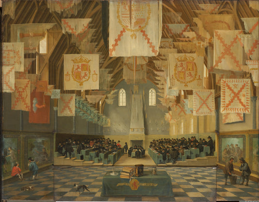 The Great Assembly of 1651 – Bartholomeus van Bassen Vintage Art Print | Wall Art Poster