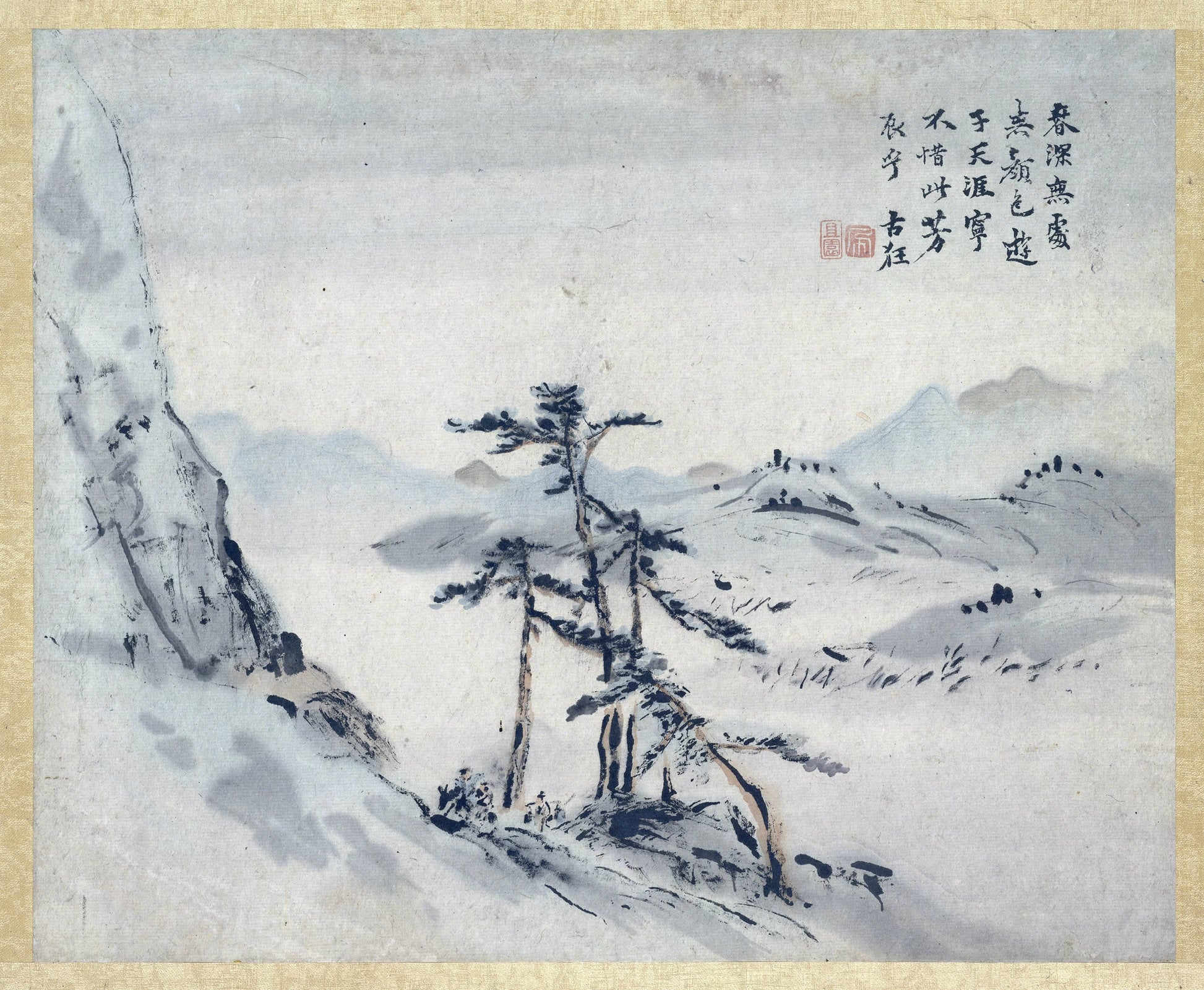Schildering – Gao Qipei Vintage Art Print | Wall Art Poster