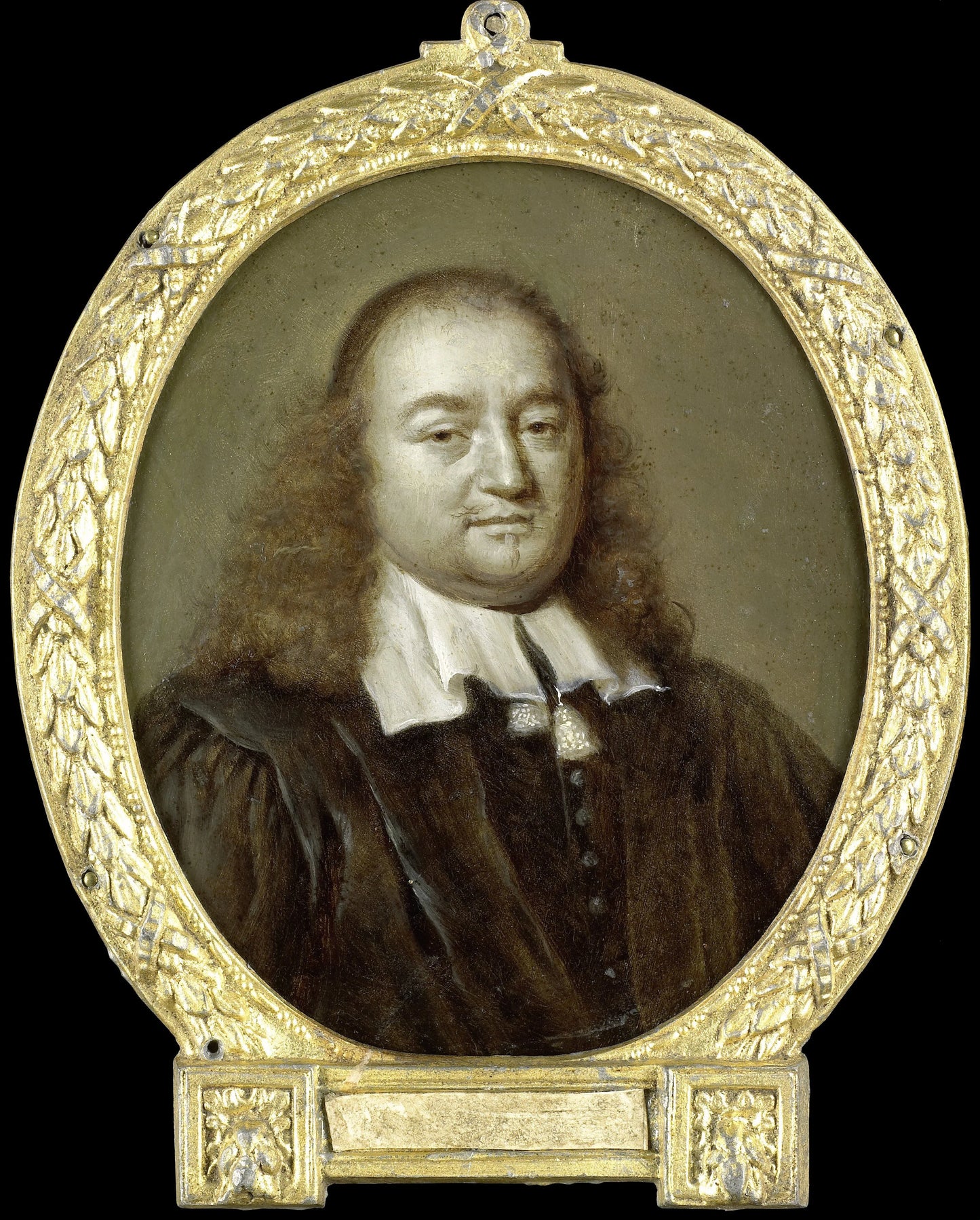 Portrait of Joannes Fredericus Gronovius, Philologist and Jurist, Professor in Leiden – Jan Maurits Quinkhard Vintage Portrait Art Print | Wall Art Poster
