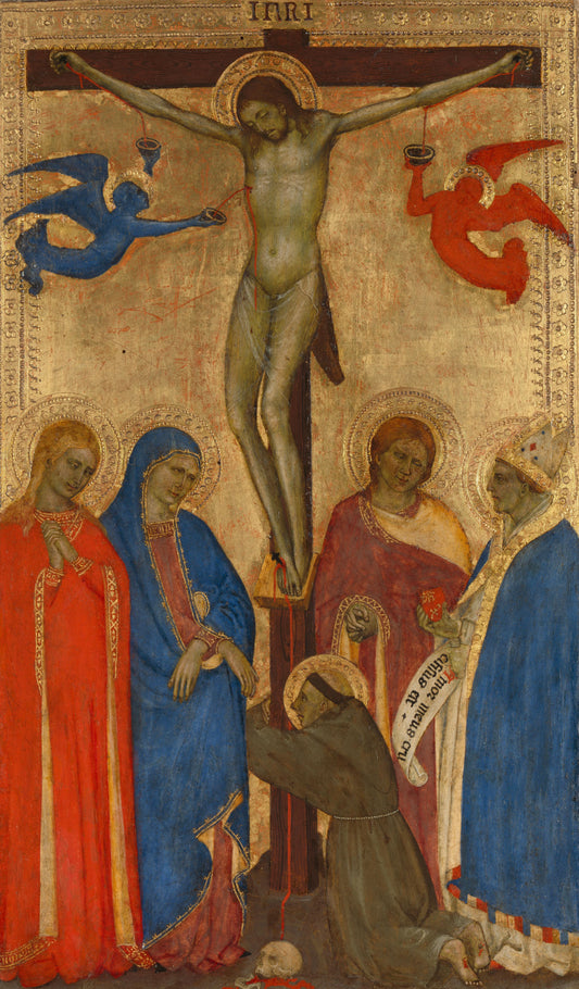 The Crucifixion – Giovanni da Milano Vintage Art Print | Wall Art Poster
