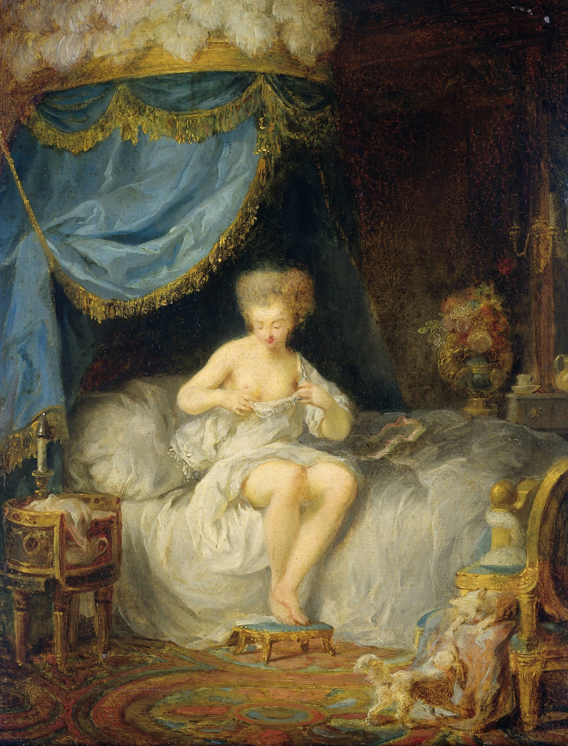 Evening Toilet – Jean Frédéric Schall Vintage Art Print | Wall Art Poster