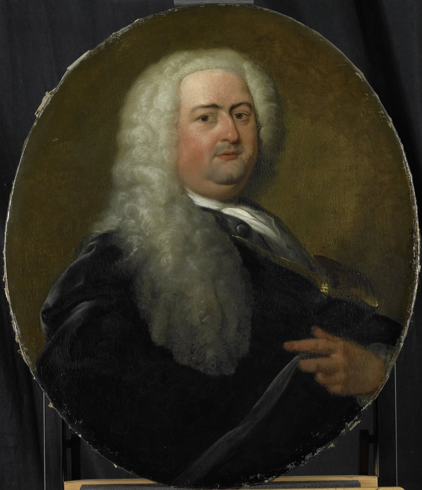 Portrait of Adriaen Paets, Director of the Rotterdam Chamber of the Dutch East India Company, elected 1734 – Dionys van Nijmegen Vintage Portrait Art Print | Wall Art Poster