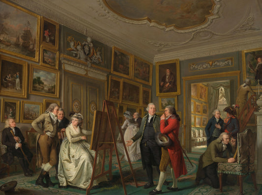The Art Gallery of Jan Gildemeester Jansz – Adriaan de Lelie Vintage Art Print | Wall Art Poster