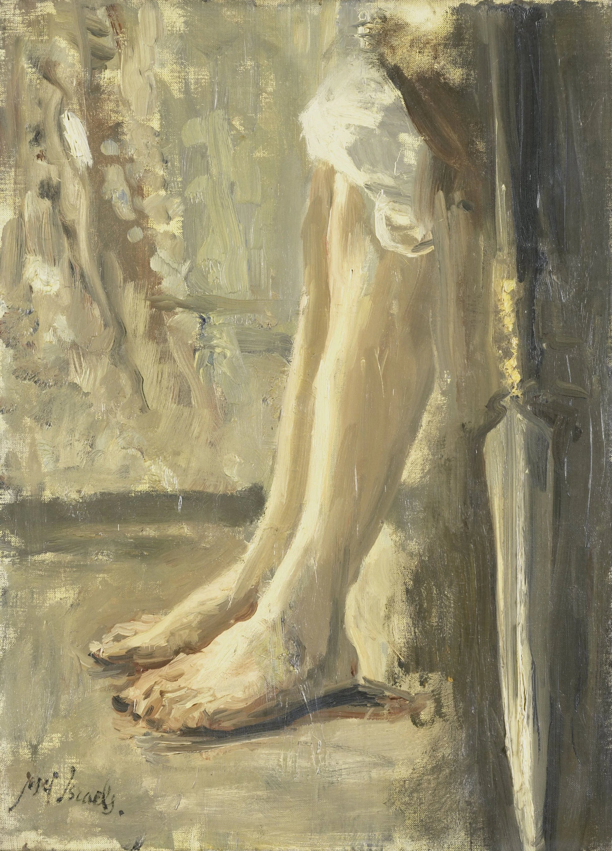 David's Legs – Jozef Israëls (eigenhandig gesigneerd) Vintage Art Print | Wall Art Poster