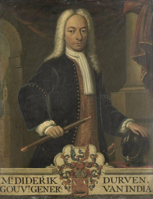 Portrait of Diederik van Durven, Governor-General of the Dutch East Indies – Hendrik van den Bosch Vintage Portrait Art Print | Wall Art Poster