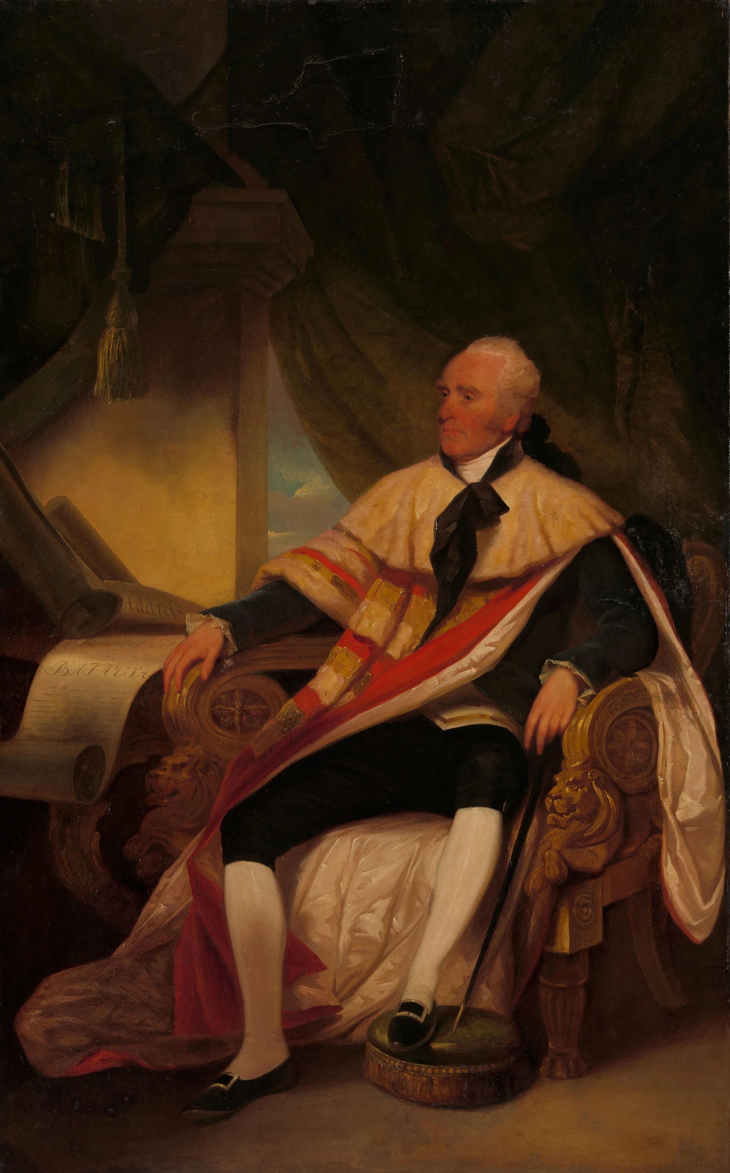 Gilbert Elliot, 1st Earl of Minto (1751-1814), Viceroy of British India and Governor General of the Dutch East Indies (1812-14) – George Chinnery Vintage Portrait Art Print | Wall Art Poster