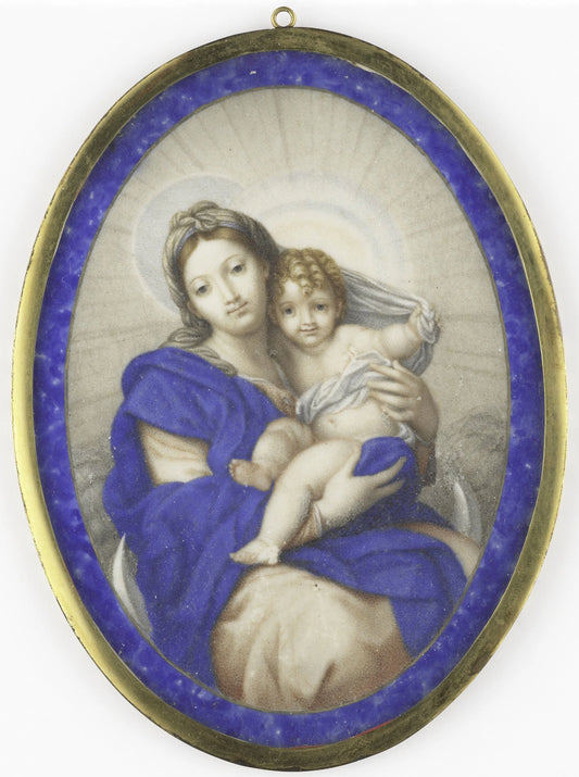 Madonna op de maansikkel – Felice Ramelli Vintage Art Print | Wall Art Poster