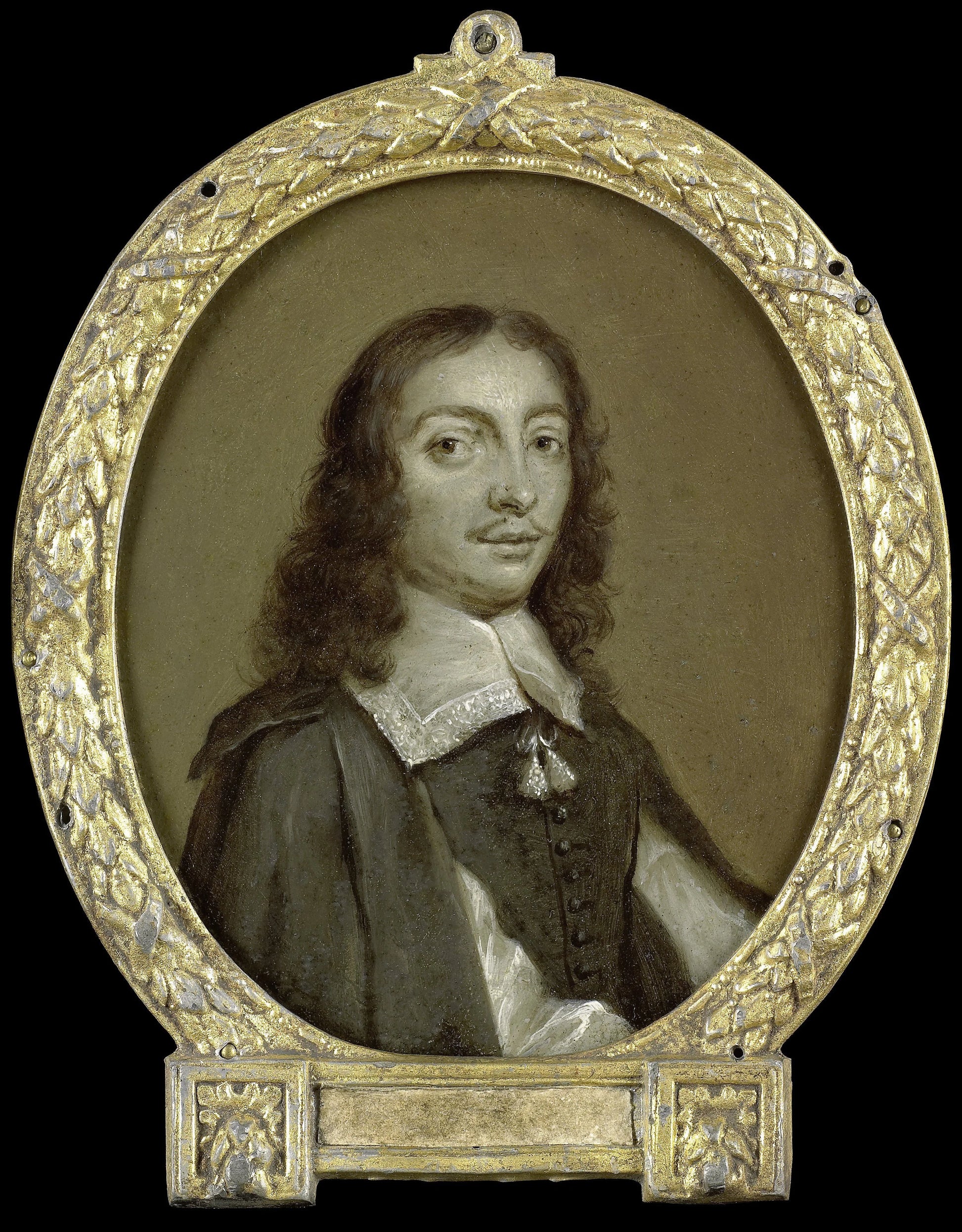 Portrait of Frans Godin, Poet in Brussels – Jan Maurits Quinkhard Vintage Portrait Art Print | Wall Art Poster