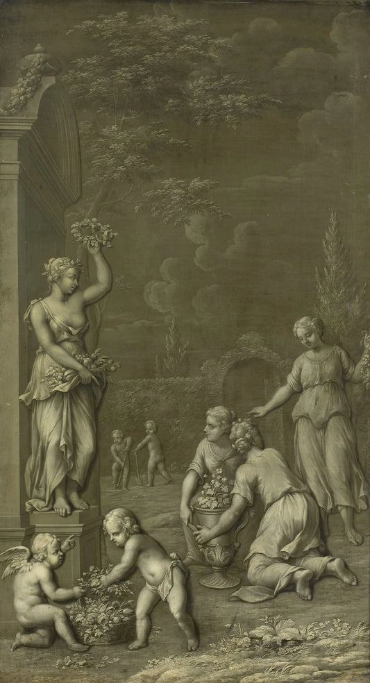 Homage to Pomona – Hendrik Carré (II) Vintage Art Print | Wall Art Poster