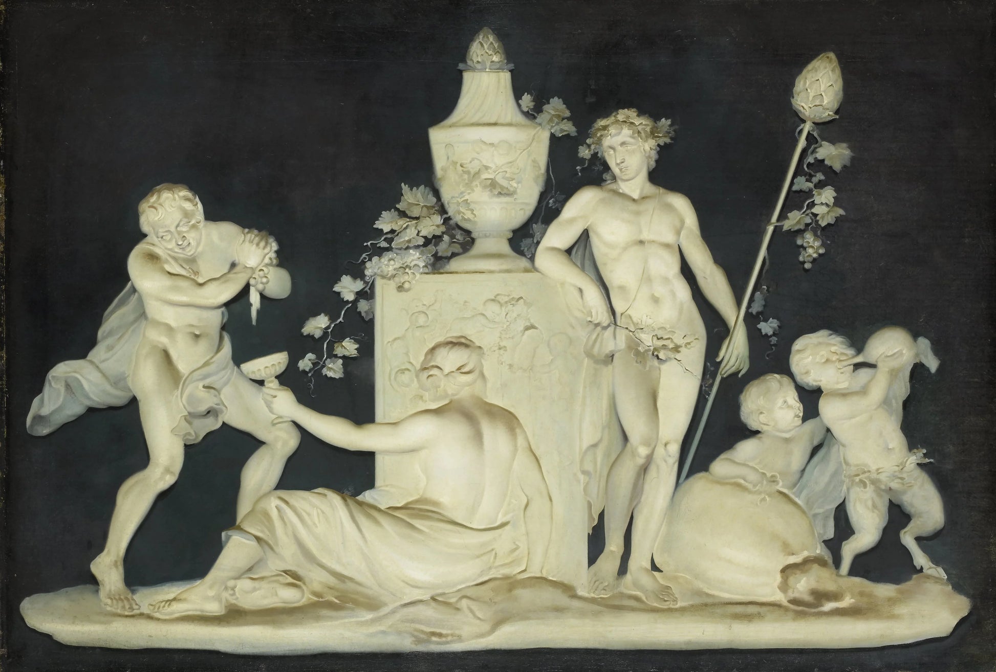 Bacchic Scene – Pieter Joseph Sauvage (possibly), attributed to Johannes van Dregt [rejected attribution] Vintage Art Print | Wall Art Poster