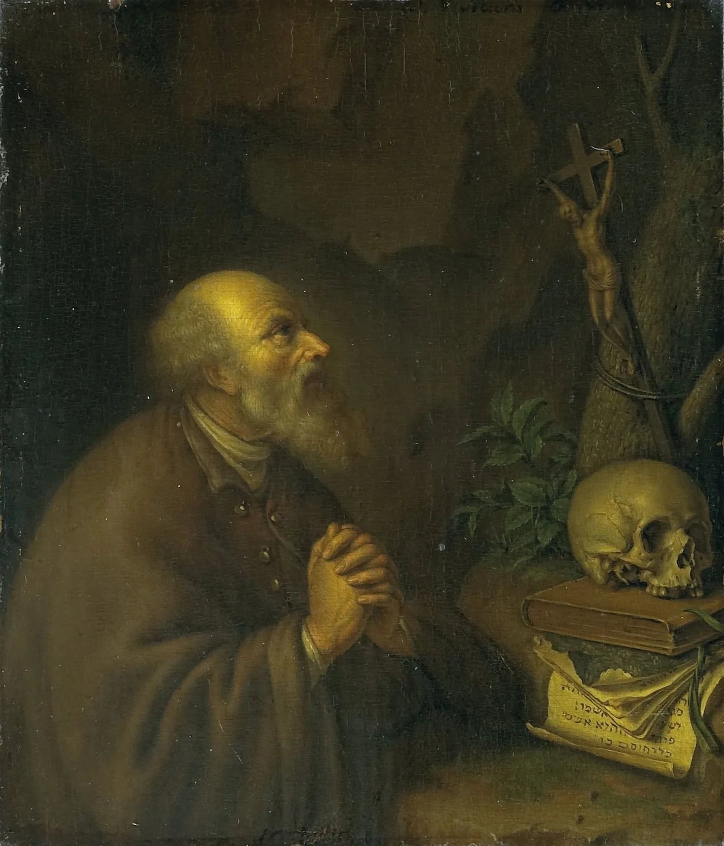 The Hermit – Frans van Mieris (II) Vintage Art Print | Wall Art Poster