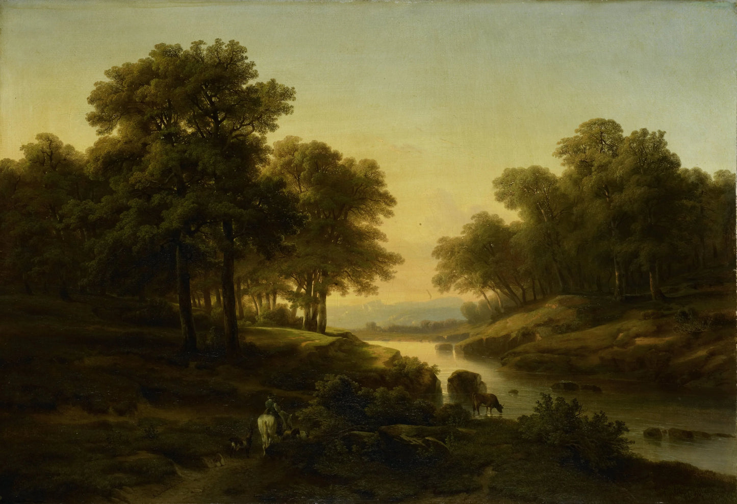 Landscape – Alexandre Calame Vintage Landscape Art Print | Wall Art Poster