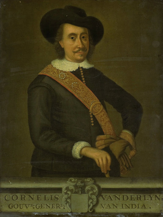 Portrait of Cornelis van der Lijn, Governor-General of the Dutch East Indies – kopie naar anoniem Vintage Portrait Art Print | Wall Art Poster